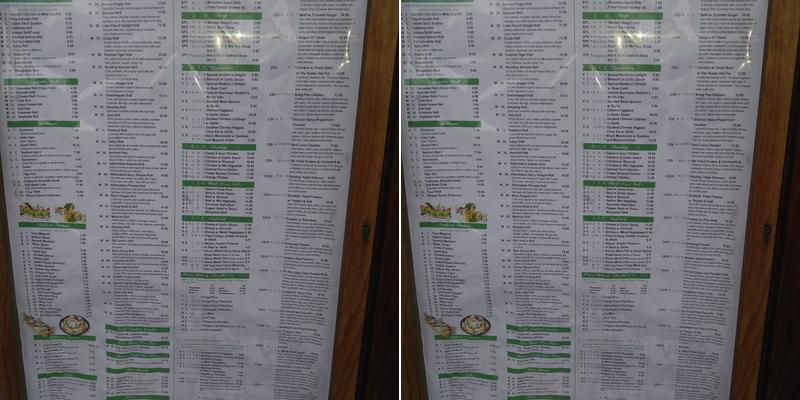 Hunan Oshaka Menu