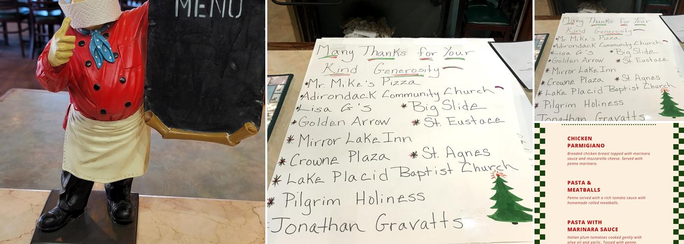 Mr. Mike's Pizza Menu