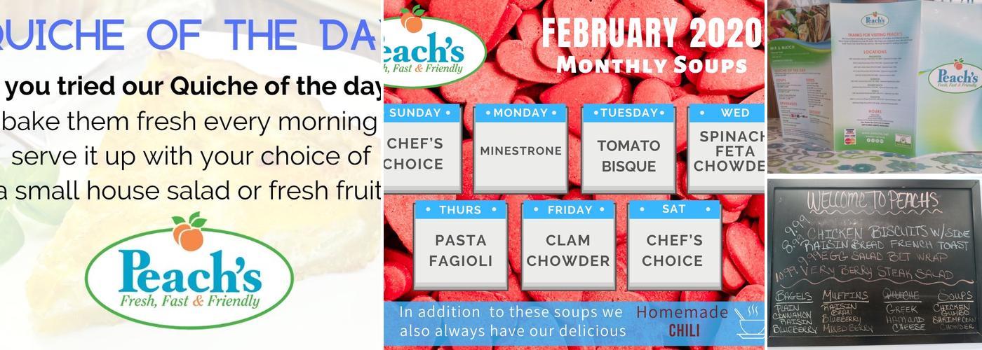 Peach's Restaurant - Ellenton Menu