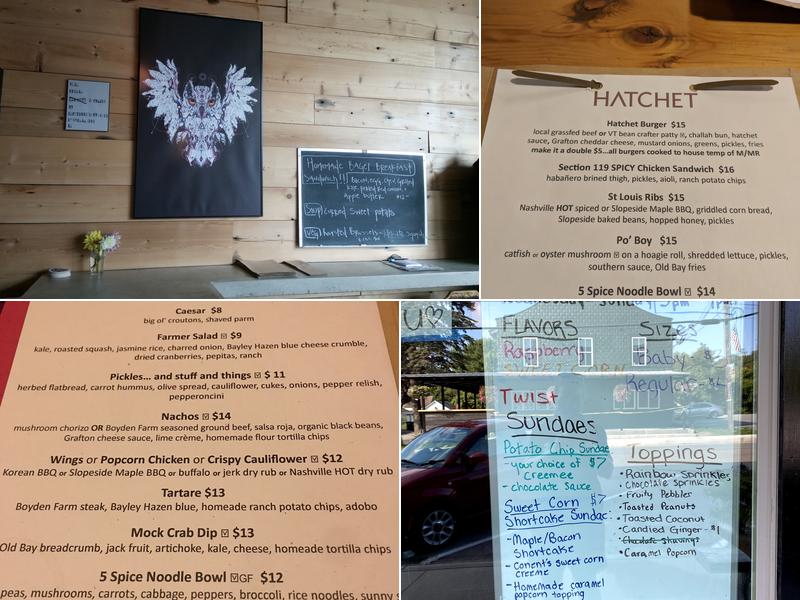 Hatchet Menu