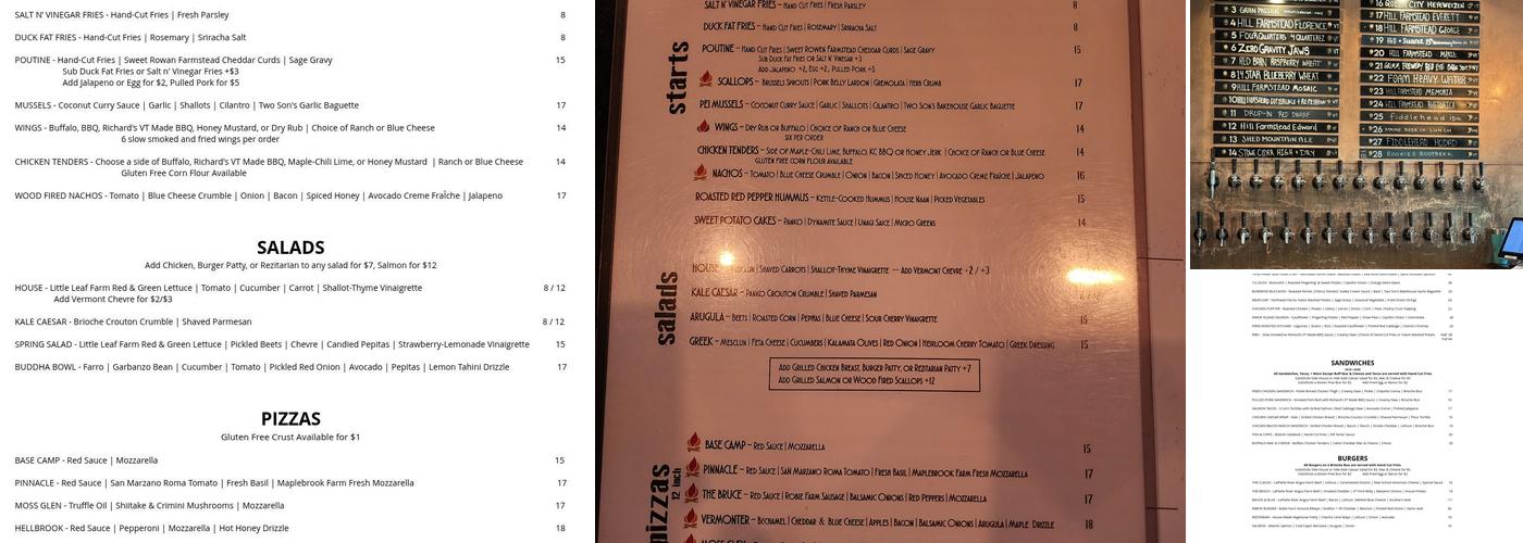 The Bench Menu