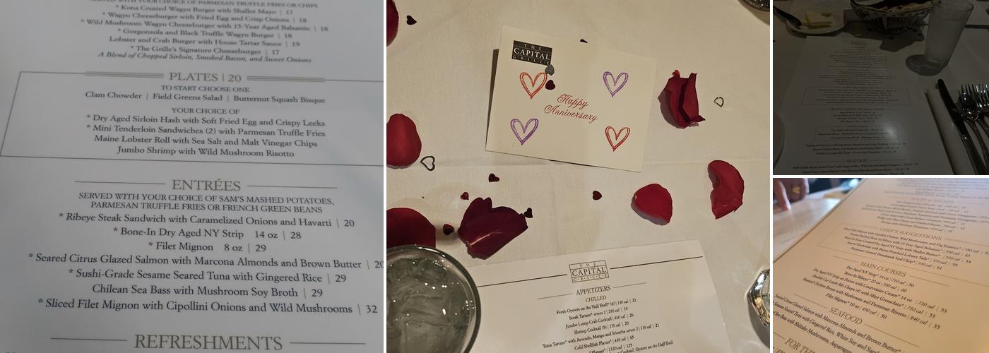 The Capital Grille Menu