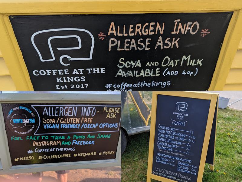 Coffee At The Kings Menu