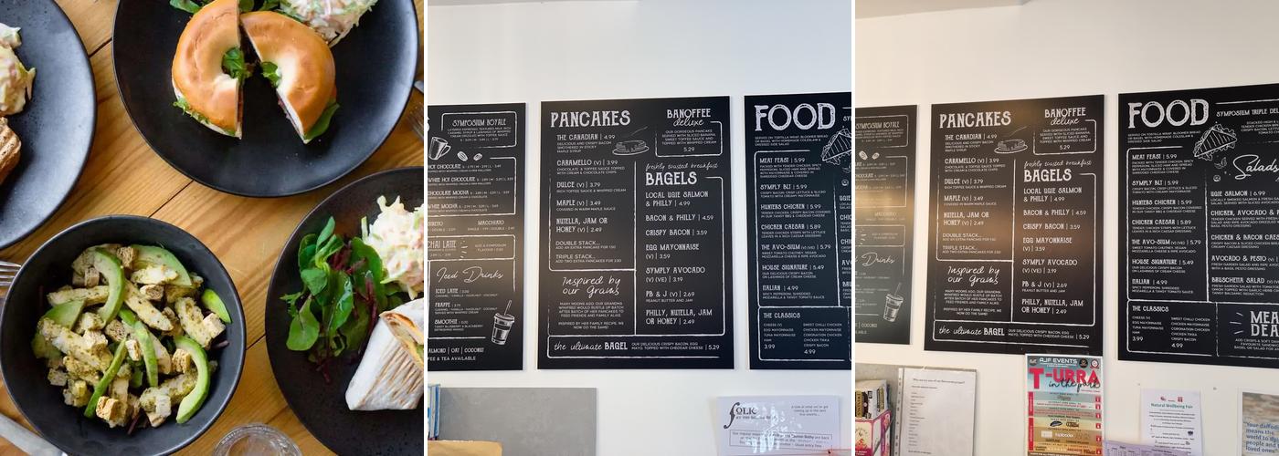 SYMPOSIUM coffee house Portsoy Menu