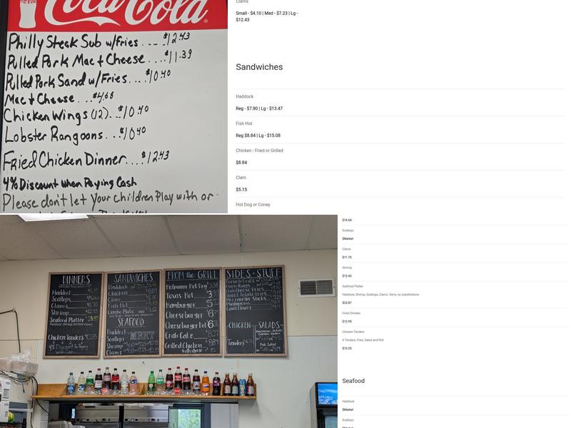 Mr.Mike's Seafood Menu