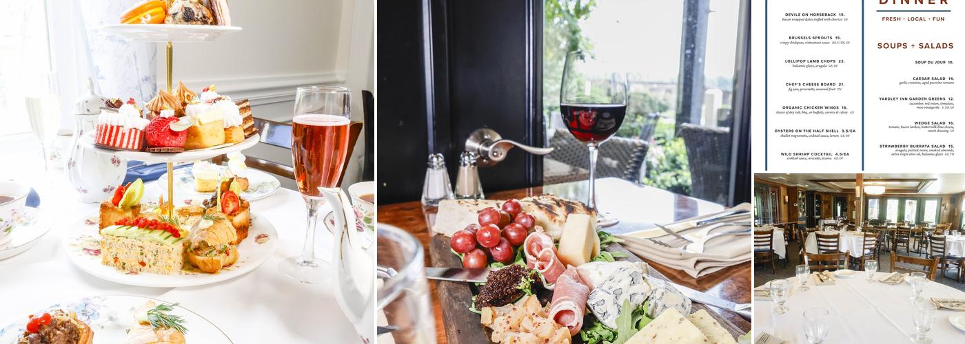 The Yardley Inn Restaurant and Bar Menu