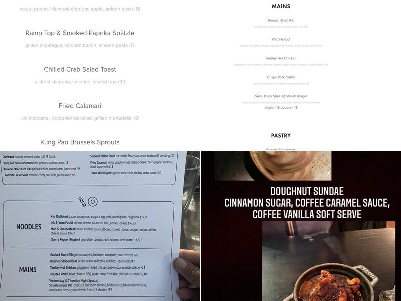 Charcoal BYOB Menu