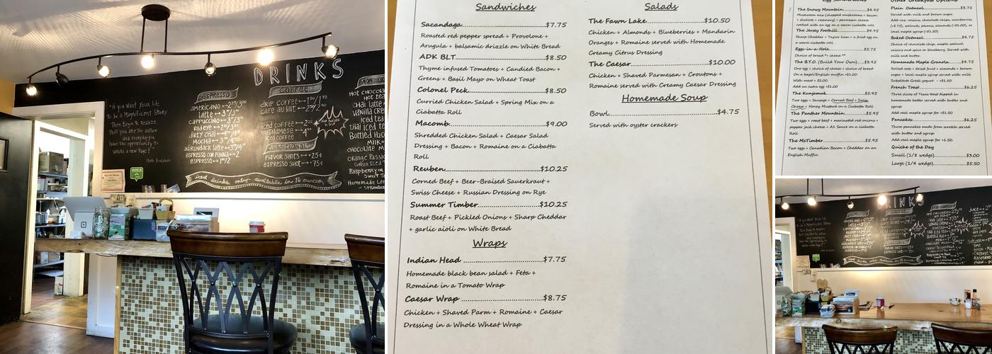 Timberline Cafe & Bakery Menu