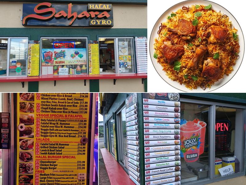Sahara Halal Gyro Menu
