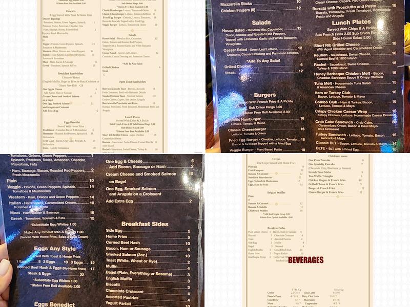 Biscotti Brothers Cafe Menu