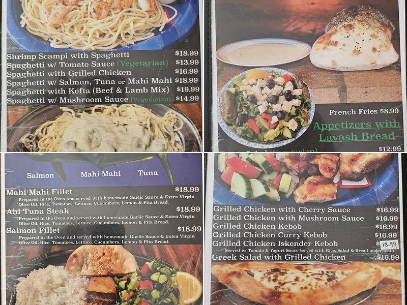 Ali Baba Express Menu