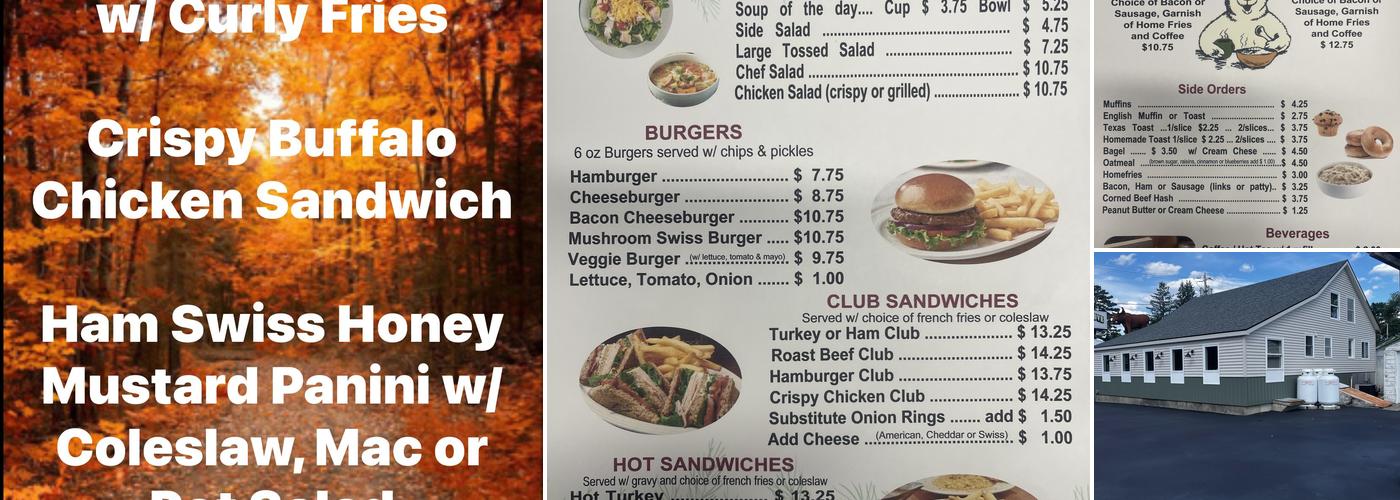 Pine Grove Diner Menu