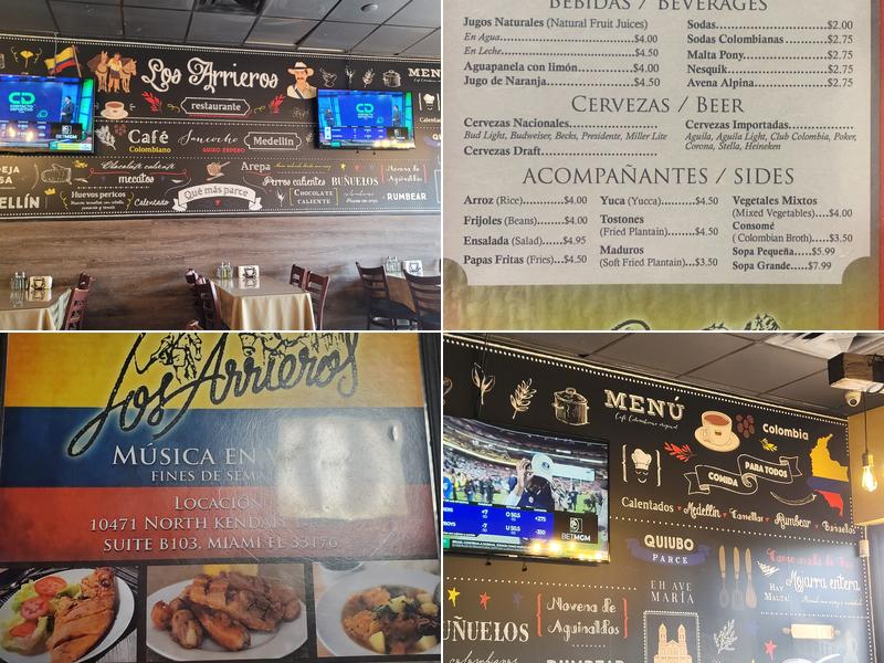 Los Arrieros bistro Menu