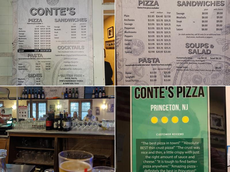 Conte's Pizza Menu