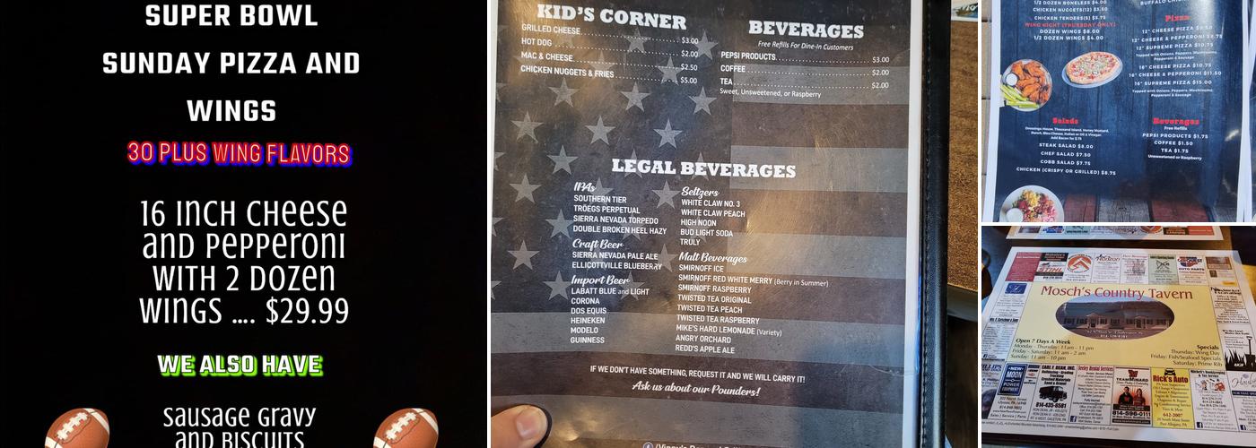 Vinny's Bar and Grill Menu