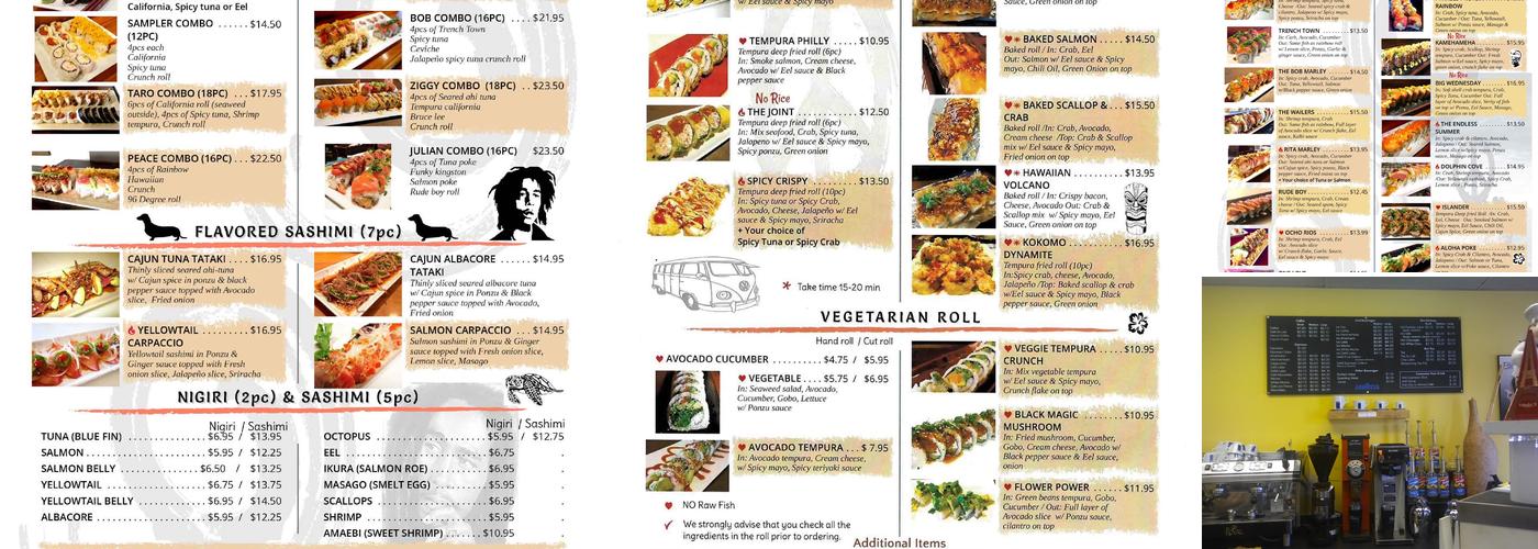 Tappi Diner Menu