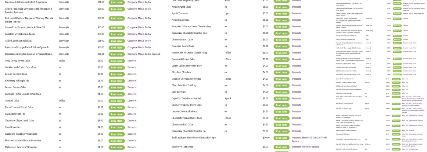 Lucy's Kitchen and Market Menu