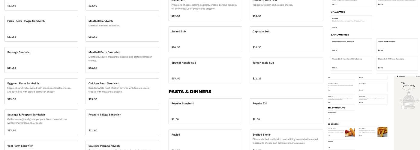Anthony's Pizza Town Menu