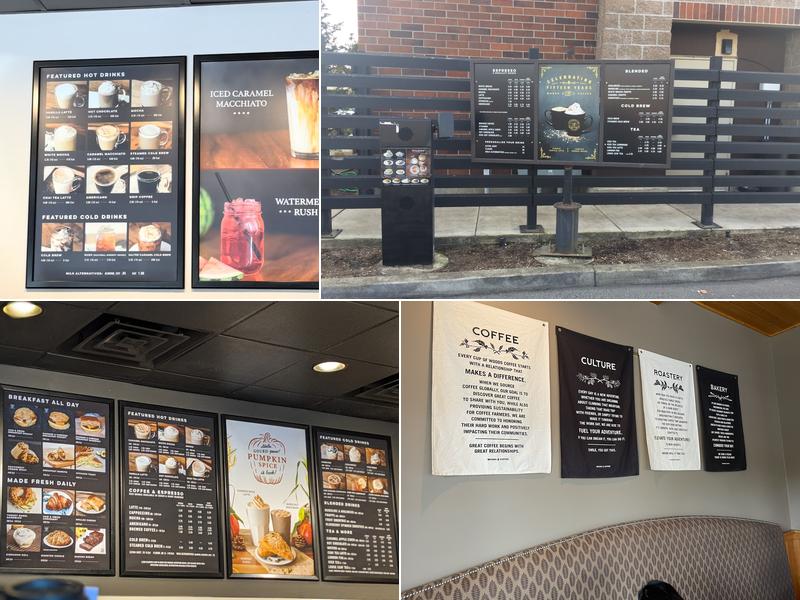 Woods Coffee Menu