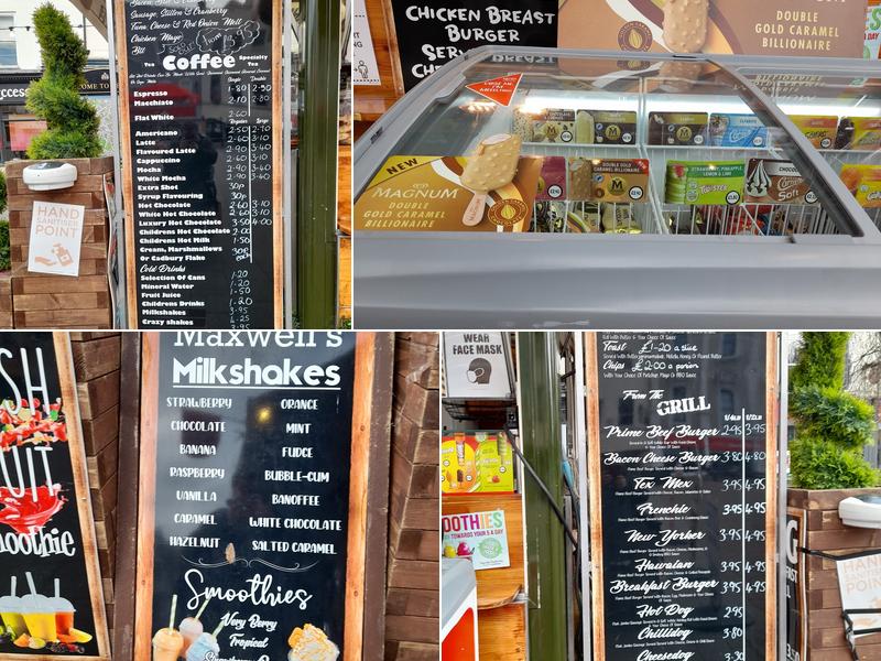 Maxwells Cafe Ltd Menu