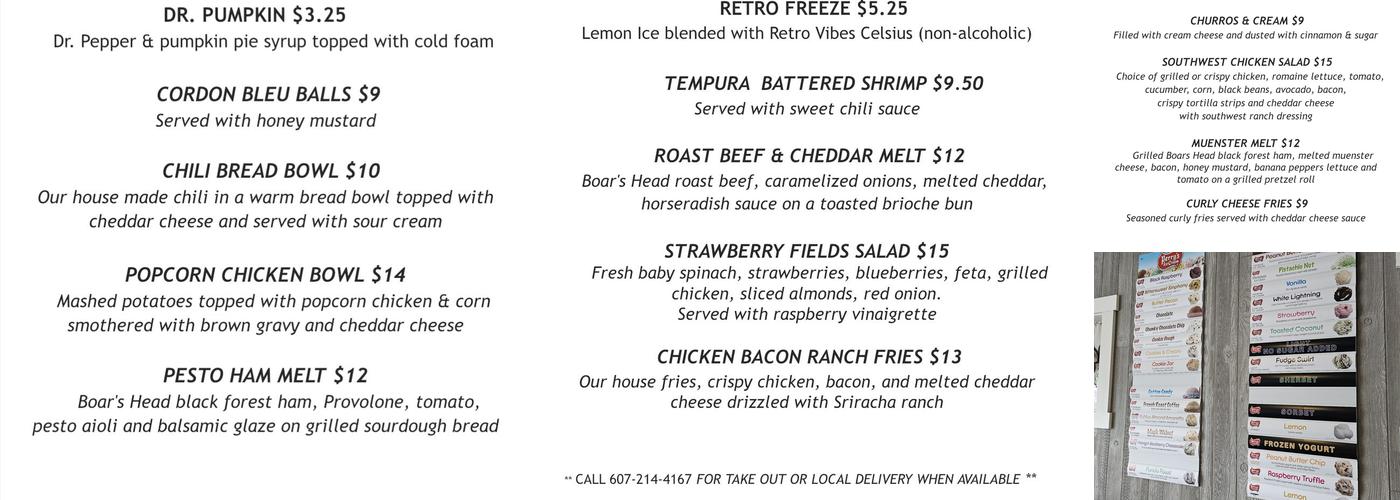 Mac-A-Doodles Menu