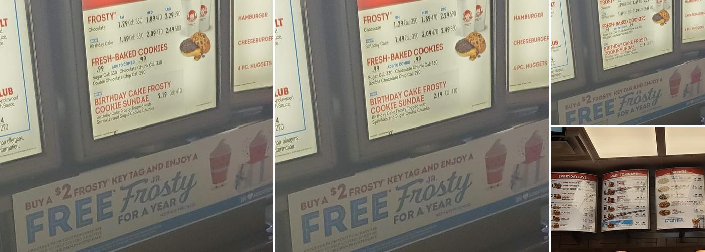 Wendy's Menu