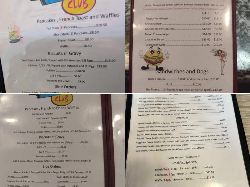 Monte's Just A Bite Menu