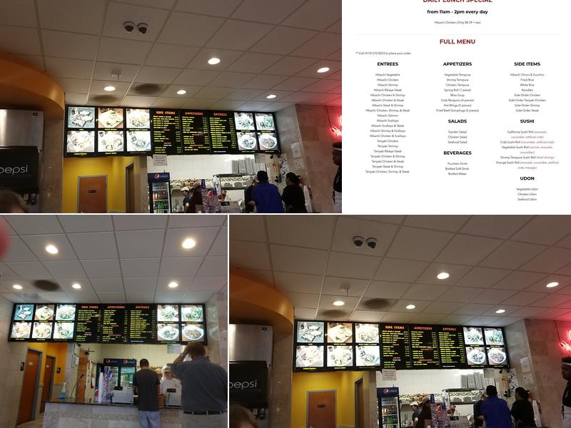 New Tokyo Restaurant Menu