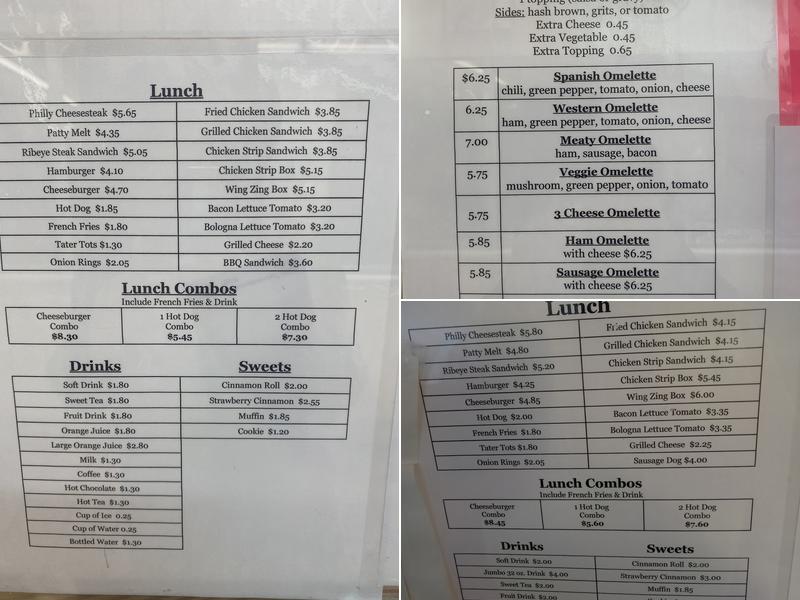 Sunrise Biscuit Co. Menu