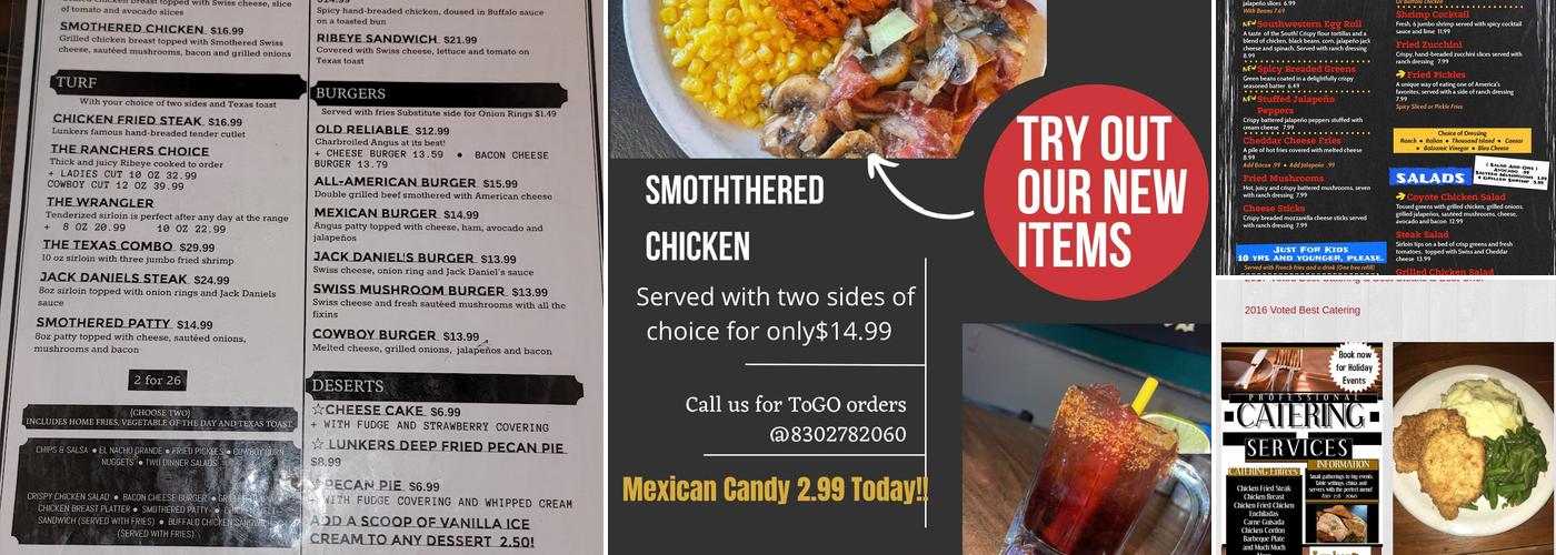 Lunkers Grill & BAR Menu