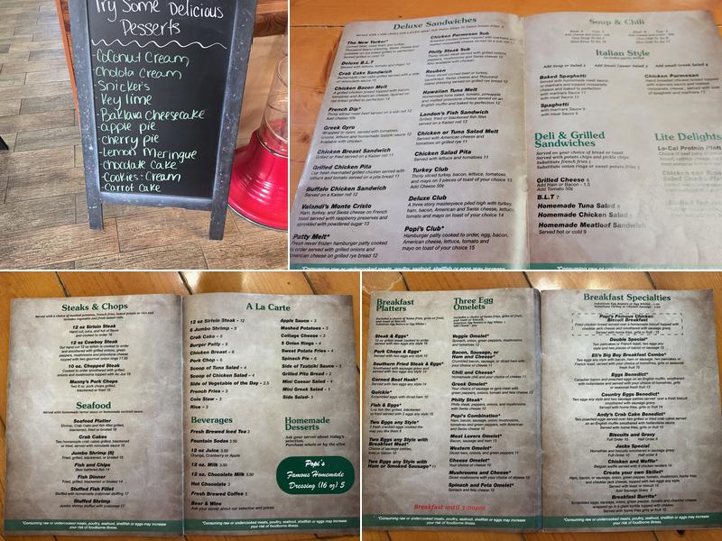 Popi's Place (Port Manatee) Menu