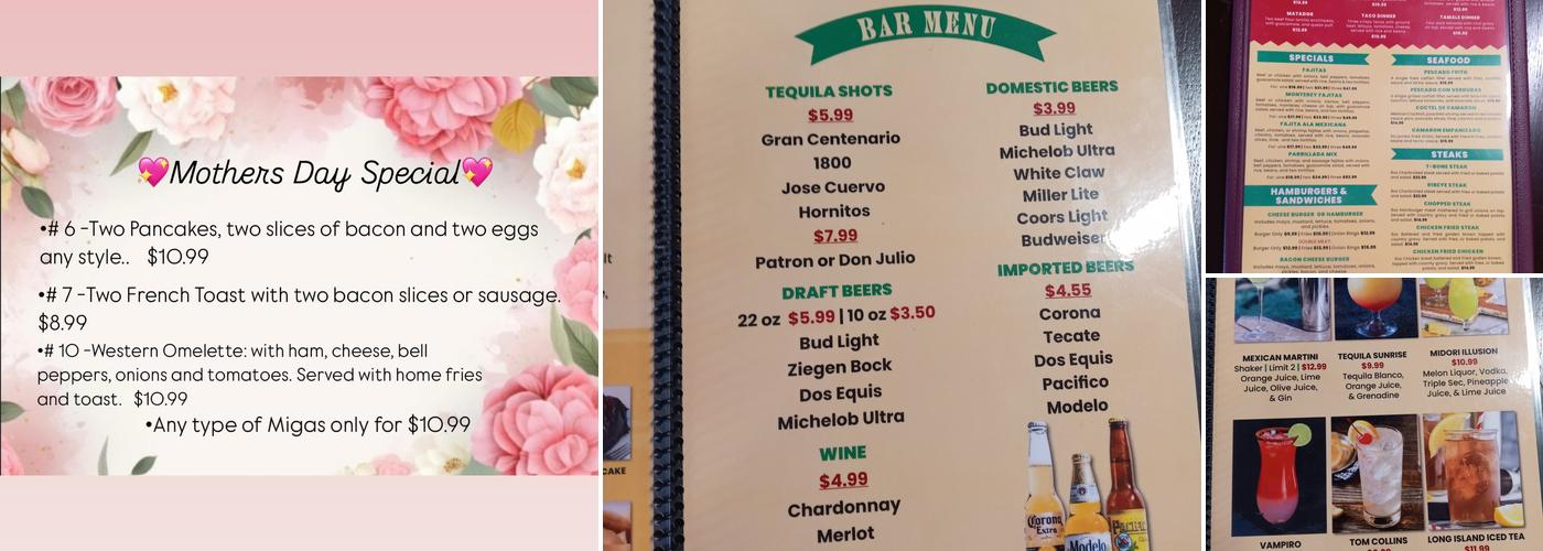 Riverside Cafe Menu
