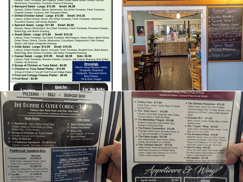 Reba's Menu