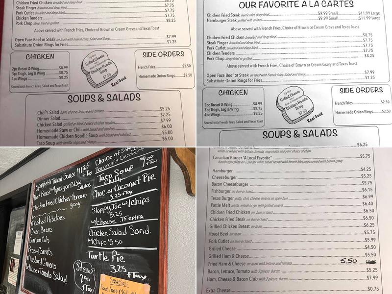 Santa Fe & SP Cafe Menu
