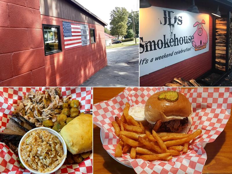 JD's Smokehouse 500 Malcolm Blvd, Rutherford College