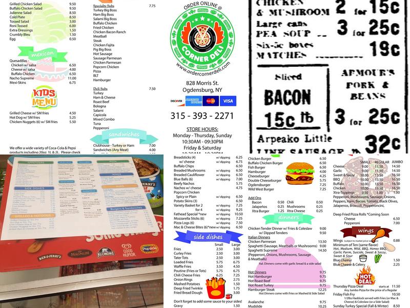 Corner Deli Menu