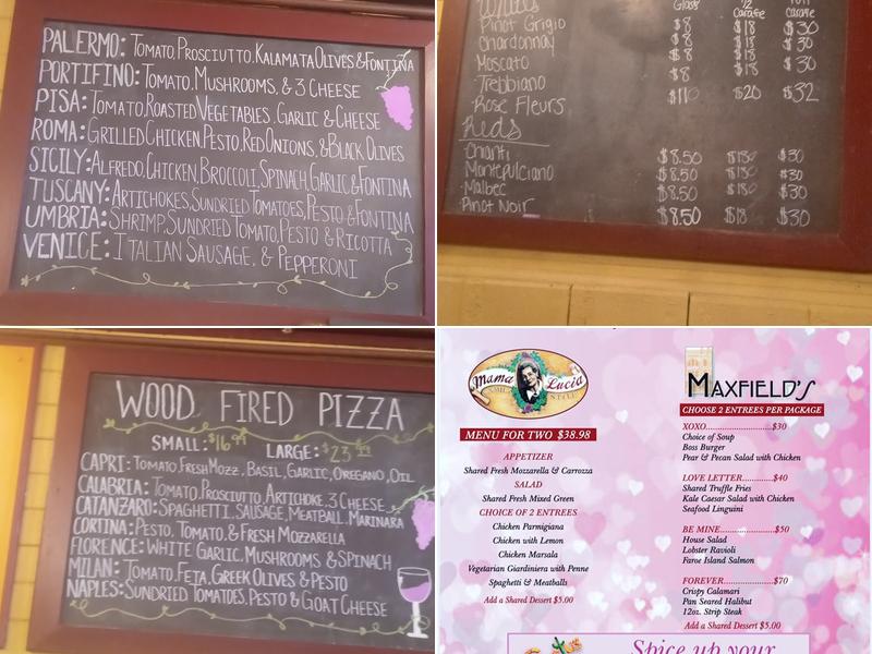 Mama Lucia Menu