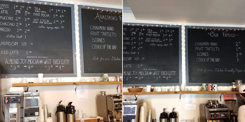 AnnaLyse's Bakery Menu