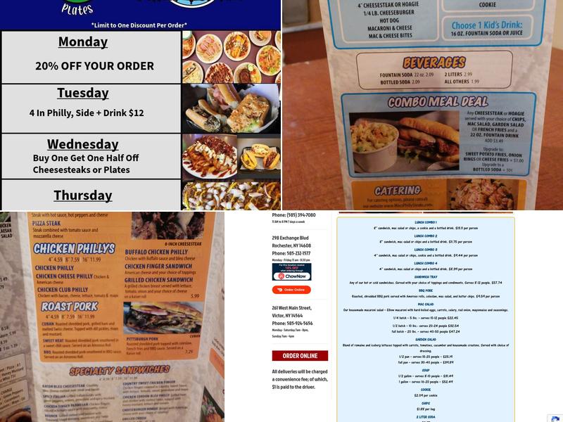 Mac's Philly Steaks Menu