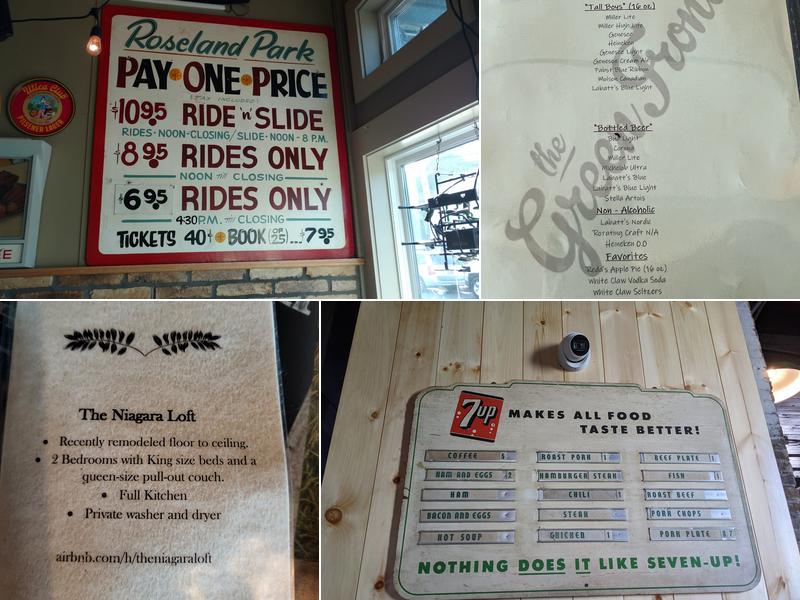 Green Front Menu