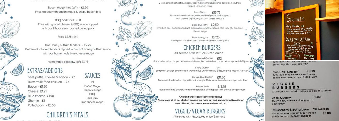 The Pig & Apple Menu