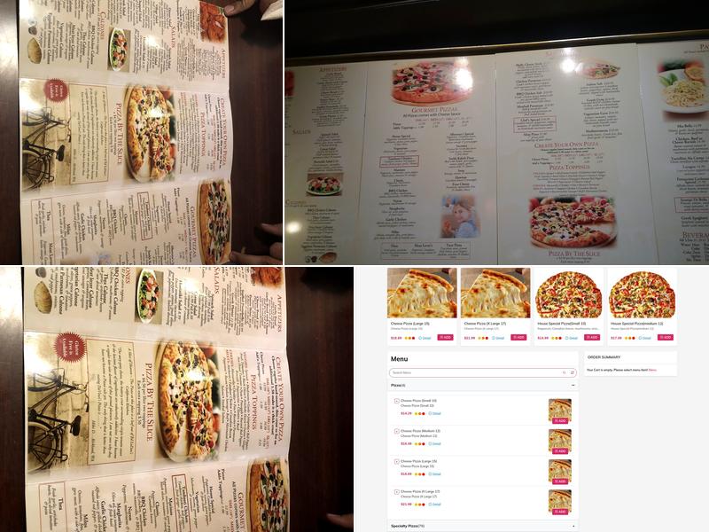 Alberona's DaVinci Pizza & Pasta Menu