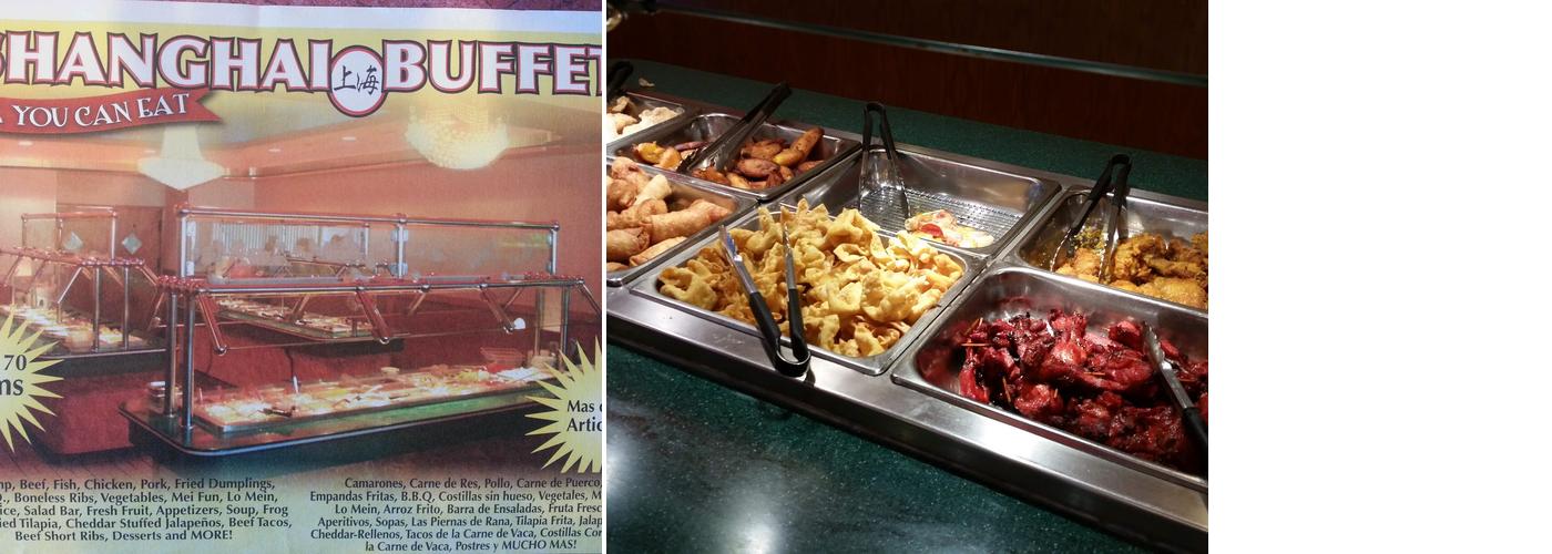 Shang Hai Buffet Menu