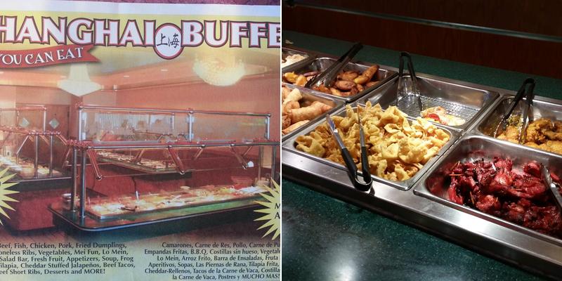 Shang Hai Buffet Menu