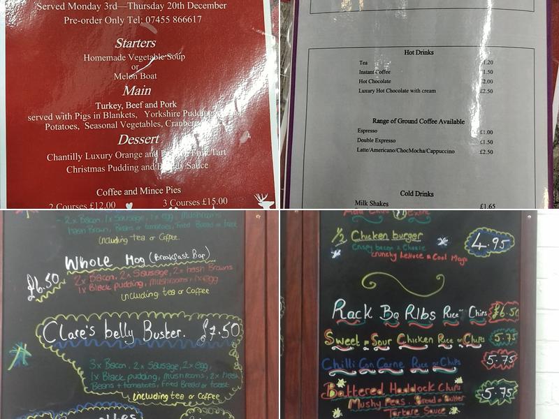 The New Maltings Cafe Wem Menu