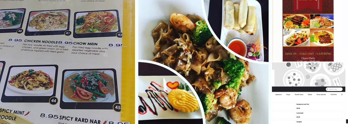 Thai Diamond BBQ Menu