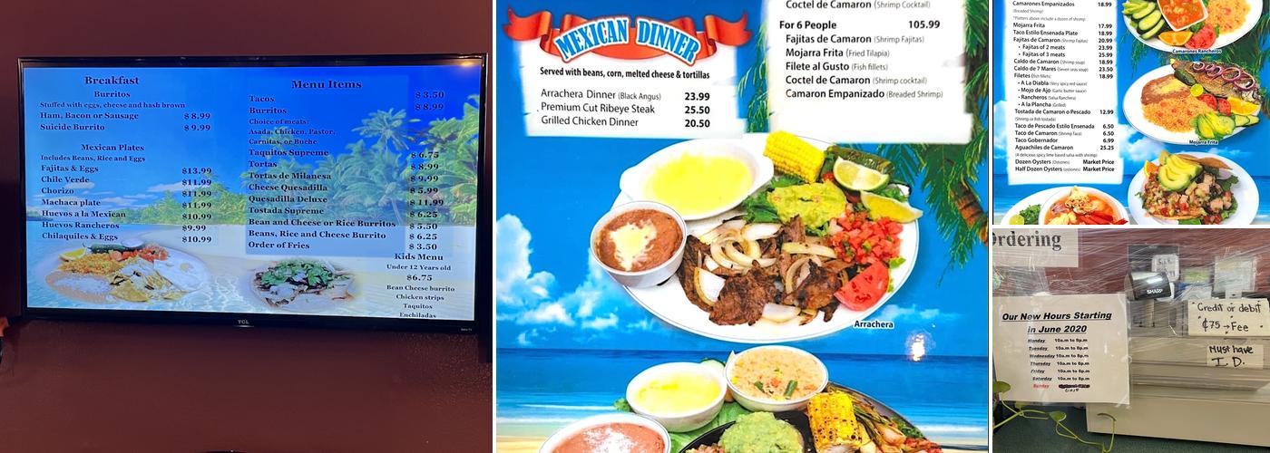 Guacamole Grill Menu