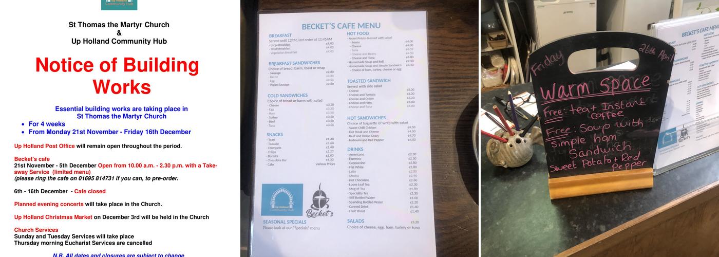 Becket's Cafe Menu