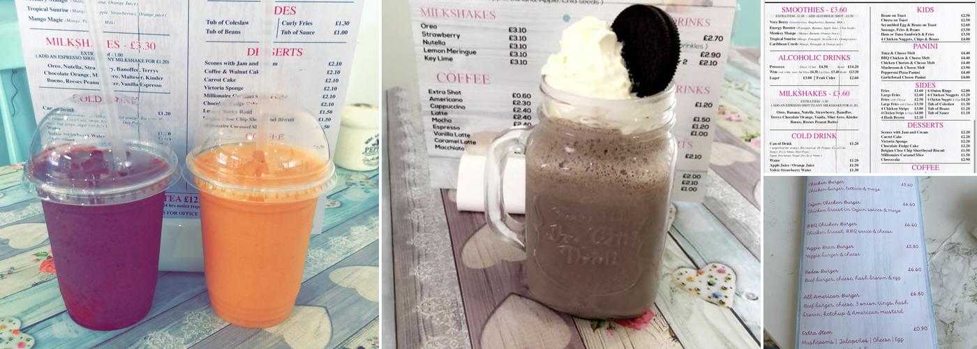 Heathers coffee house & Café Menu