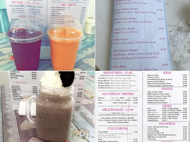 Heathers coffee house & Café Menu
